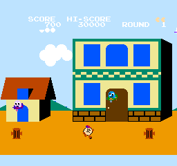 Pac-Land (Japan) In game screenshot
